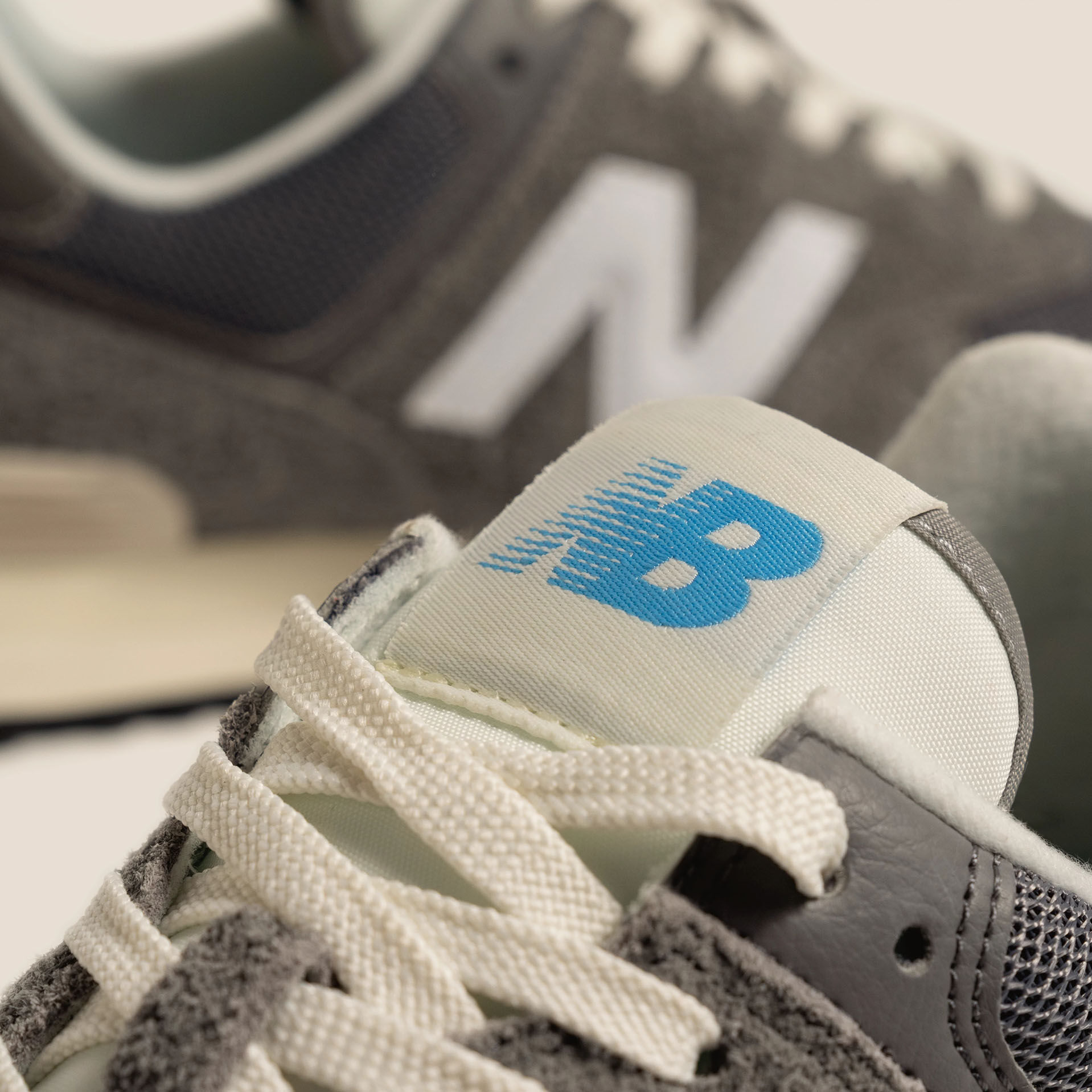 Shoe materials stacked