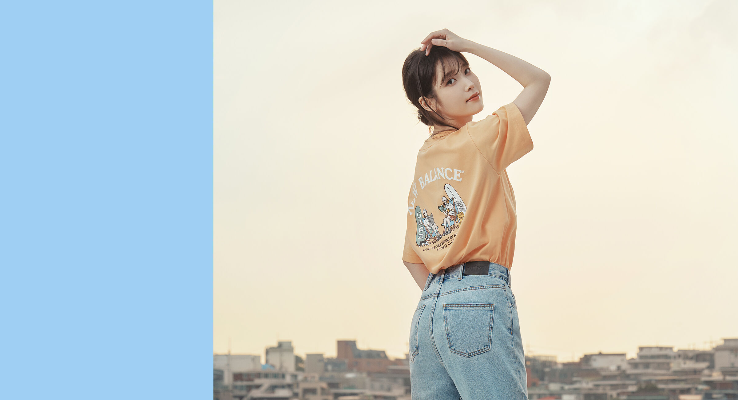 ☆New Balance☆UNI NB Boy Board Shop T-Shirt 男女兼用 韓国発 NB Boy T-Shirt - New Balance