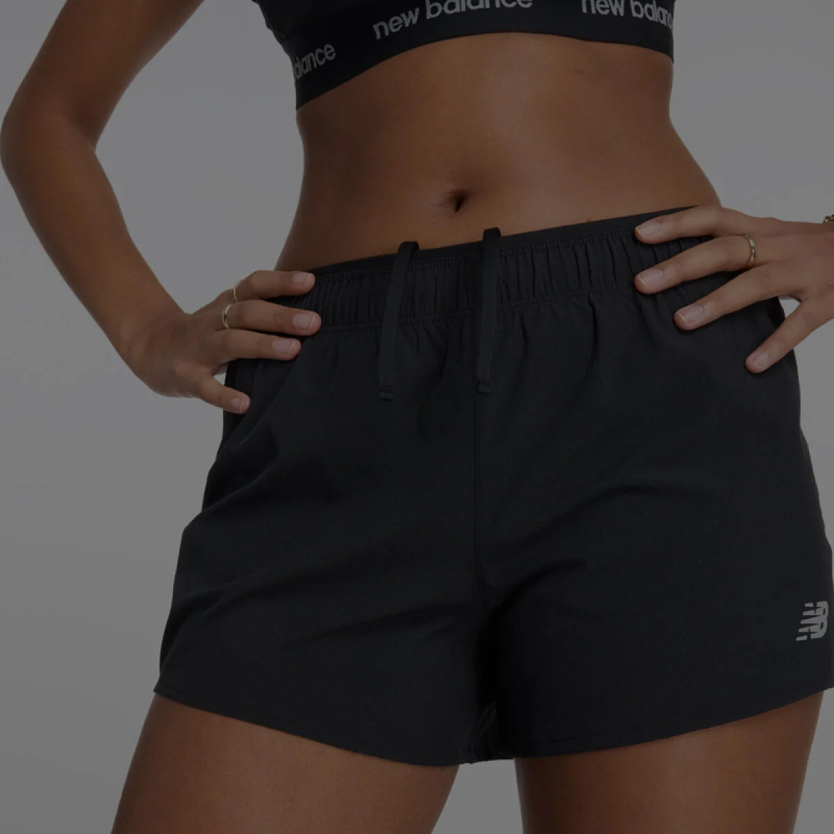 ★New Balance★ NBNEF35712 WOMEN Quick Dry Basic Short Sleev New Balance Women's Tech Shorts Lacrosse Bottoms | Free