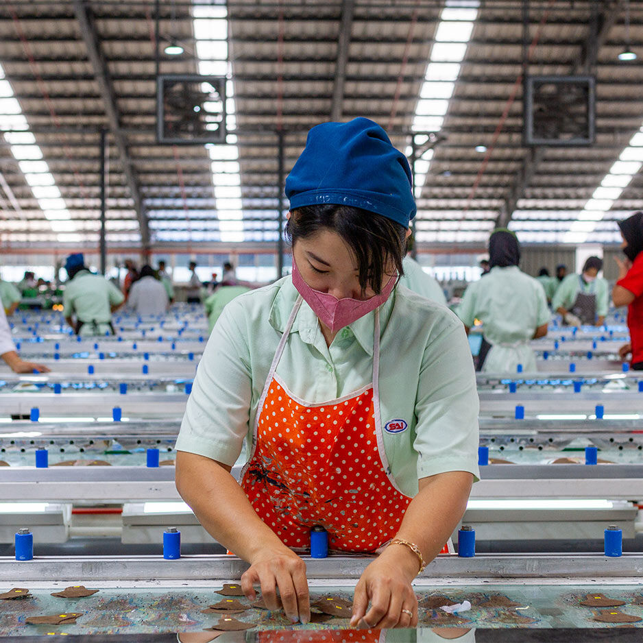 Women in a factory